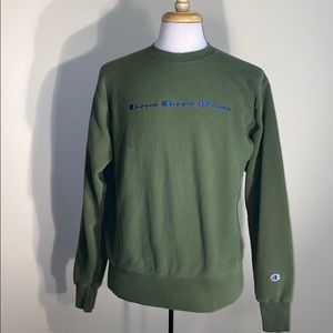 Champion reverse weave sweatshirt olive medium